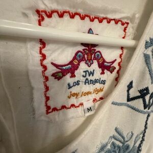 Johnny was Los Angeles Embroidered Top